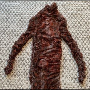 Skin tight, long sleeve I.Am.Gia dress, very good condition